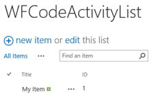 WFCodeActivityList 